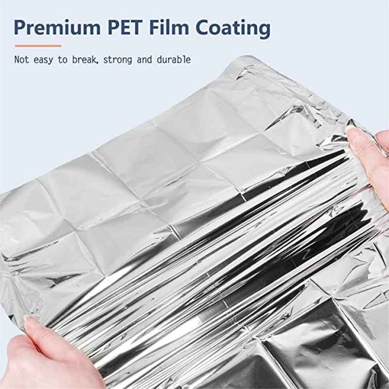 custom logo wholesale mylar  outdoor emergency insulation blanket