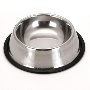 Wholesale  Pet Stainless Steel Dog Bowl Mix Different Size For Choose