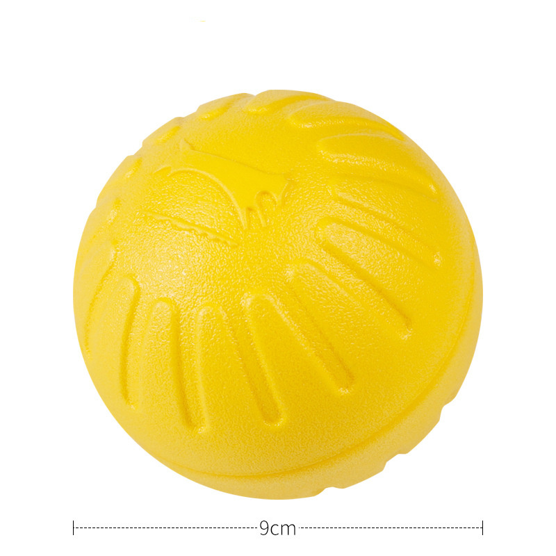 Molar Bite Resistant EVA Solid Ball Dog Toy Elastic Fun Training Ball For Pet