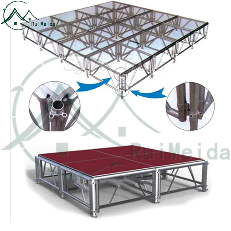 Festival hot product aluminium stage Detachable booth Podium