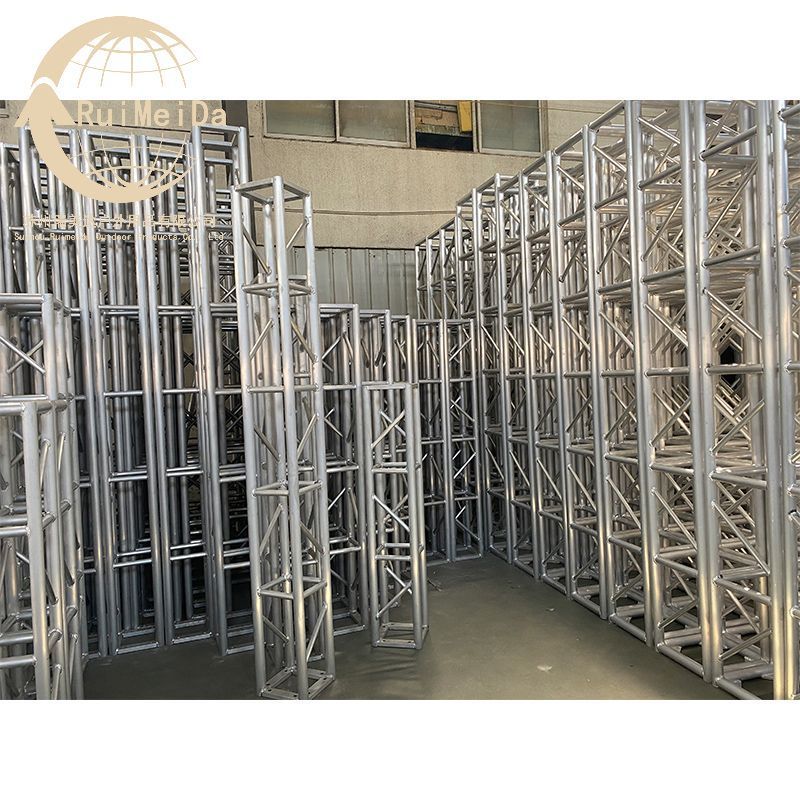 Aluminum Square Truss Tower Base And Scrim Vertical System