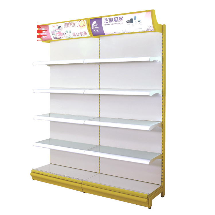 Wholesale Factory Price Grocery Shelves Supermarket Deep Shelf Display Equipment White