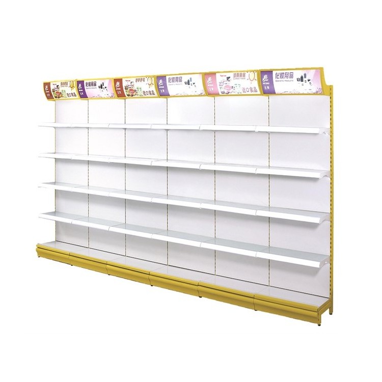 Wholesale Factory Price Grocery Shelves Supermarket Deep Shelf Display Equipment White