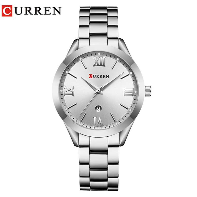 Curren 9007 Watch Fashion Women relojes de mujer Ladies Elegant Bracelet Watch Luxury Stainless Steel Calendar Quartz Watch