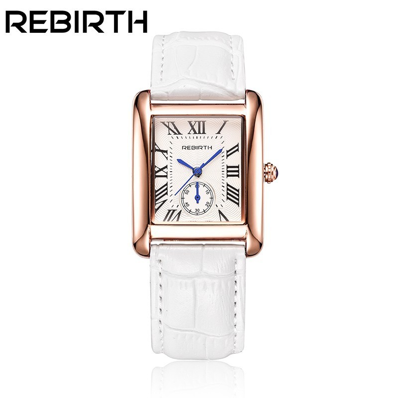 top brand luxury rose gold square dial waterproof women elegant bracelet wristwatch japan movement quartz ladies leather watch