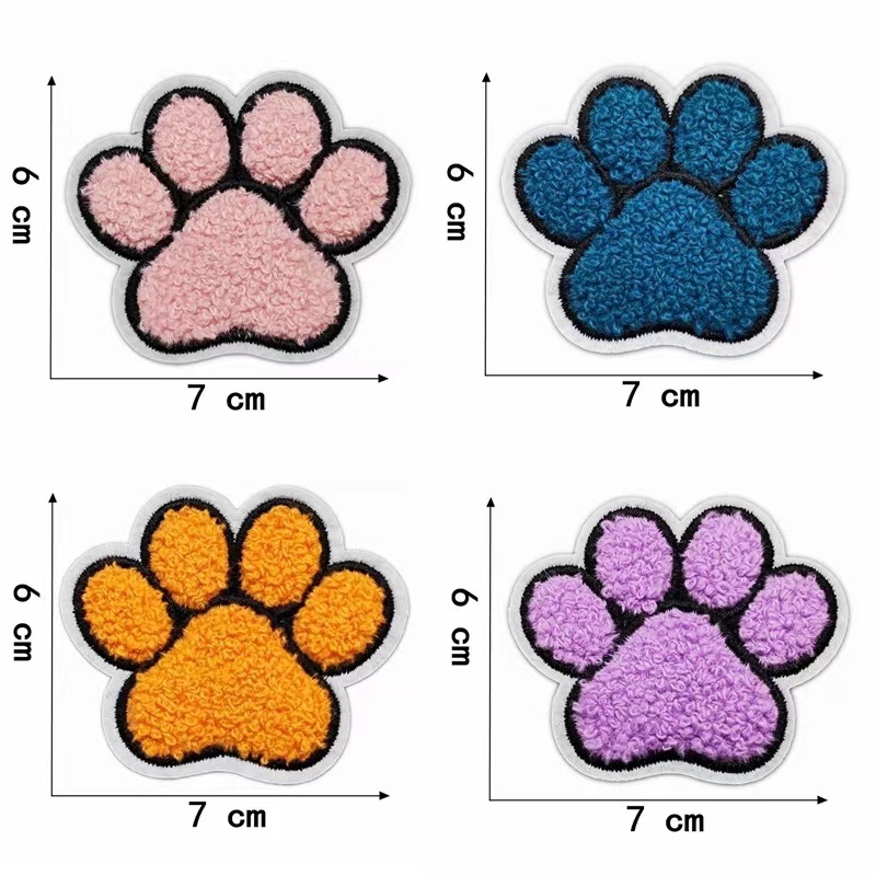 Hot Selling Custom Color Varsity Chenille Glitter Letter Patches For Pouch 3d Iron On Chenille Patch Embroidery Letter