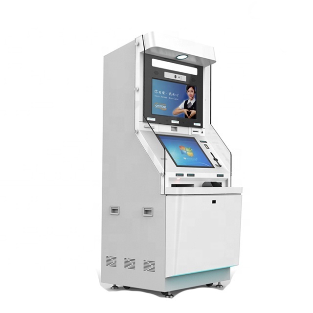 self service atm machine bank payment kiosk terminal equipment with bill acceptor and printer thermal for sale