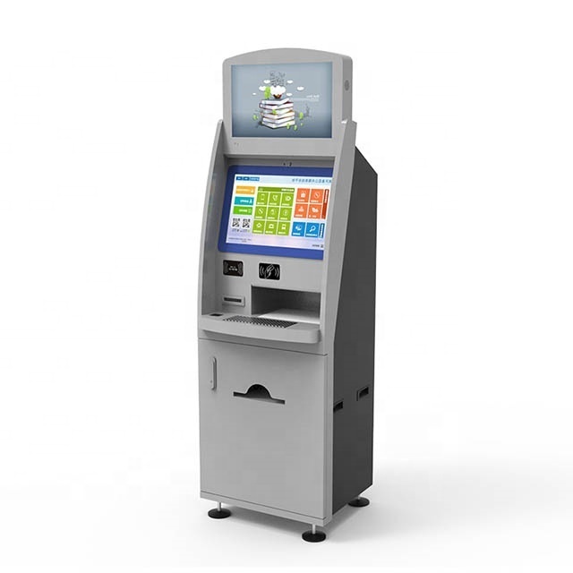 self service atm machine bank payment kiosk terminal equipment with bill acceptor and printer thermal for sale