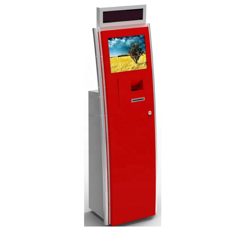 Touch screen self service payment kiosk cash deposit machine 2 way currency exchange pay bank buy digital ATM