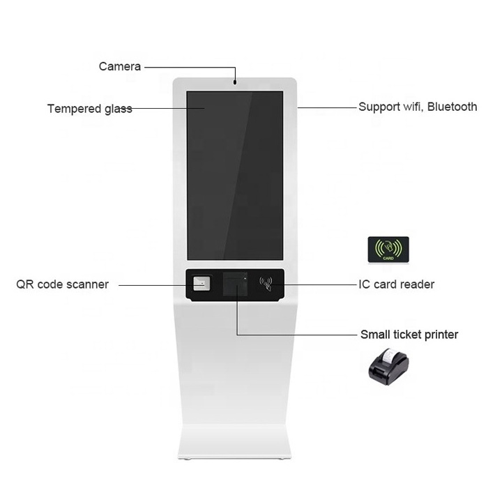 card issuing note recycler receipt printer A4 printer Vandal proof health kiosk