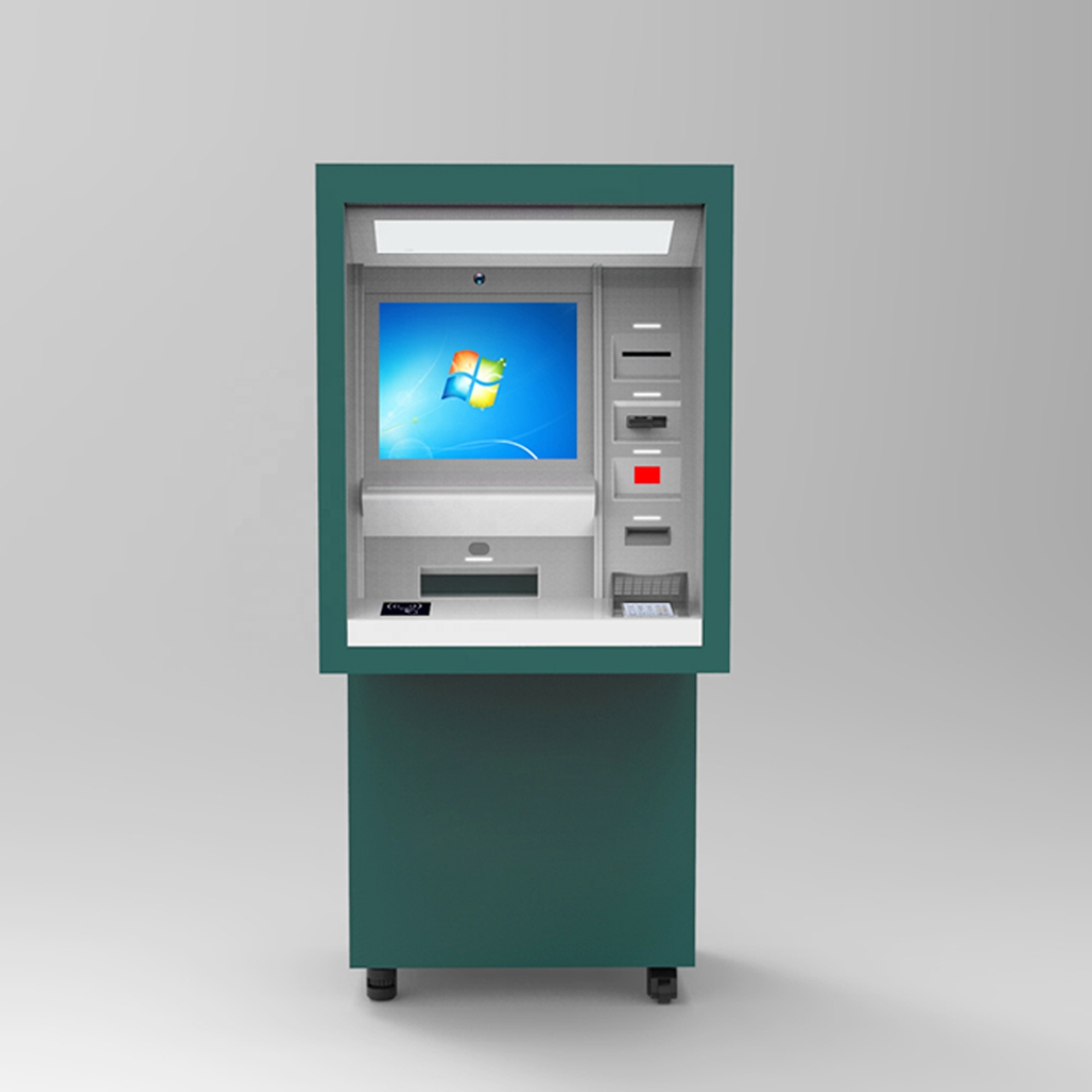 self service atm machine bank payment kiosk terminal equipment with bill acceptor and printer thermal for sale