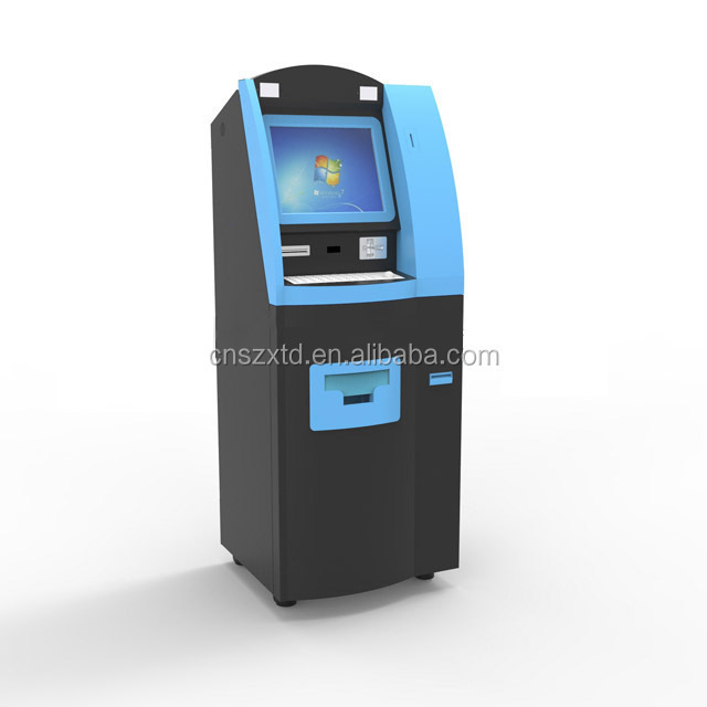 21.5 inchl self-service  atm machine bank deposit bank cash acceptor machine card  atm kiosk