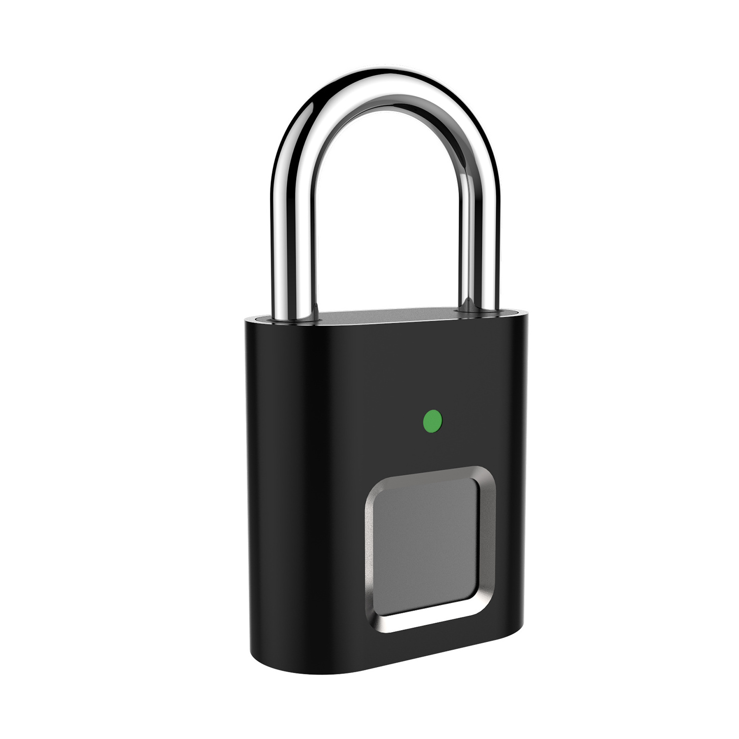 Hot sale Padlock fingerprint 20 groups small digital padlock finger touch mini smart fingerprint padlock