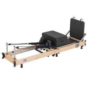 wooden  jumping board portable trapeze springs folding eco friendly equipment pilates reformer