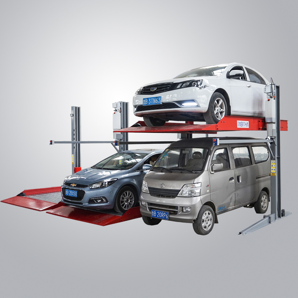 two stacker for home garage car parking lift