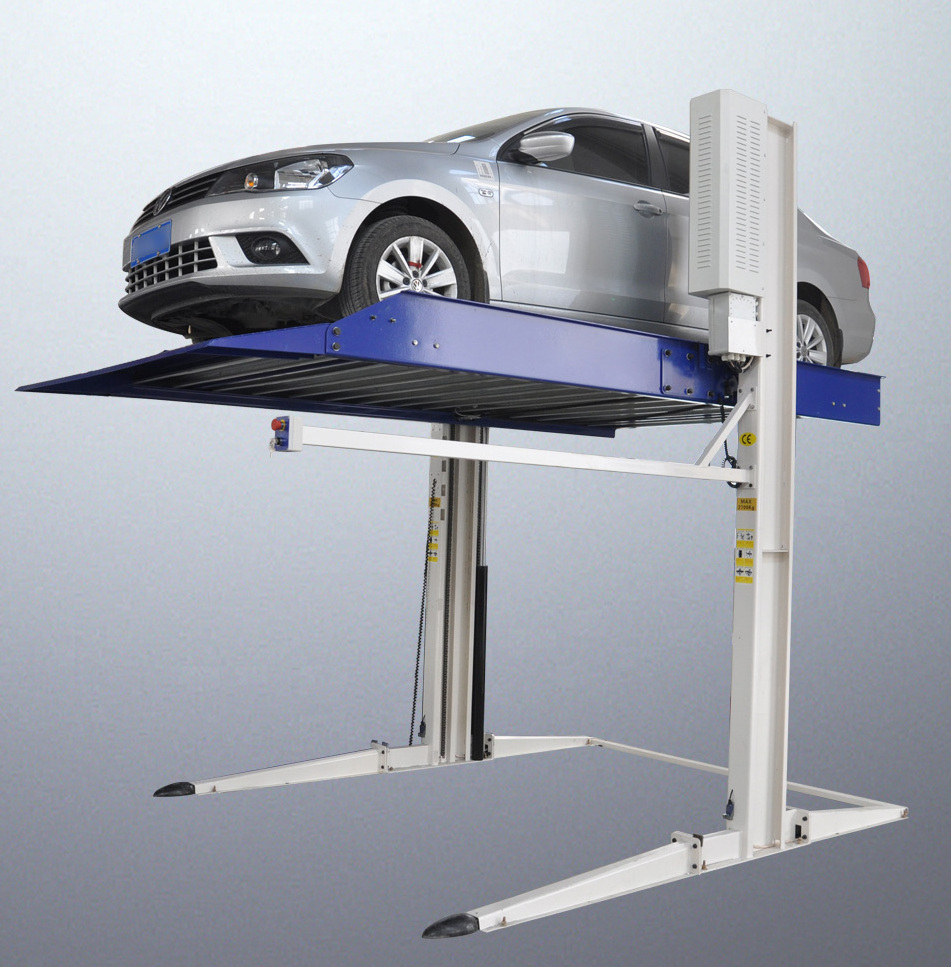 2.3 tons two post car parking lift with hydraulic car lift equipment