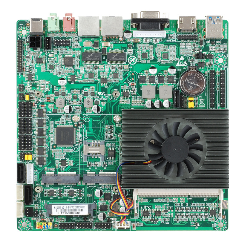 Dual Lan i3-4025U Motherboard Onboard Cpu Combo industrial Mini itx lvds All-in-One Motherboard