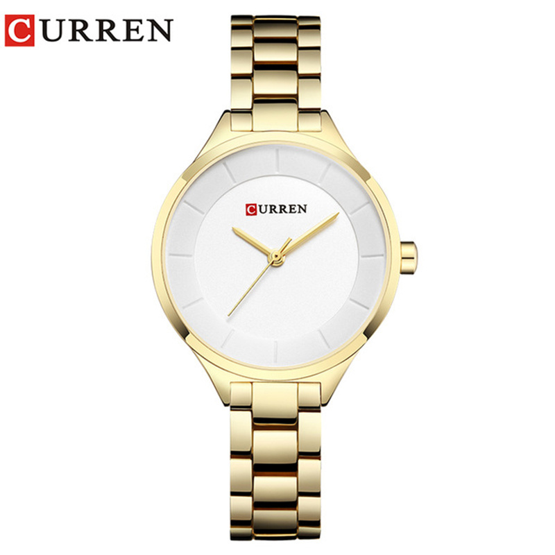 CURREN 9015 Rose Gold Watch Women Watches Ladies Creative Steel Women's Bracelet Watches Female Relogio Feminino Montre Femme