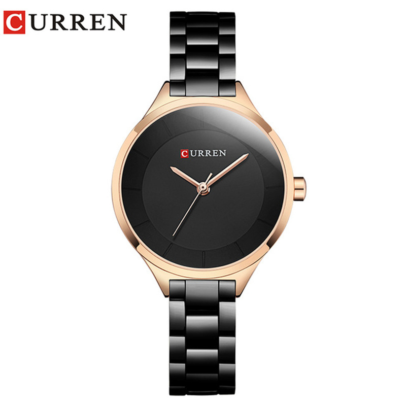 CURREN 9015 Rose Gold Watch Women Watches Ladies Creative Steel Women's Bracelet Watches Female Relogio Feminino Montre Femme