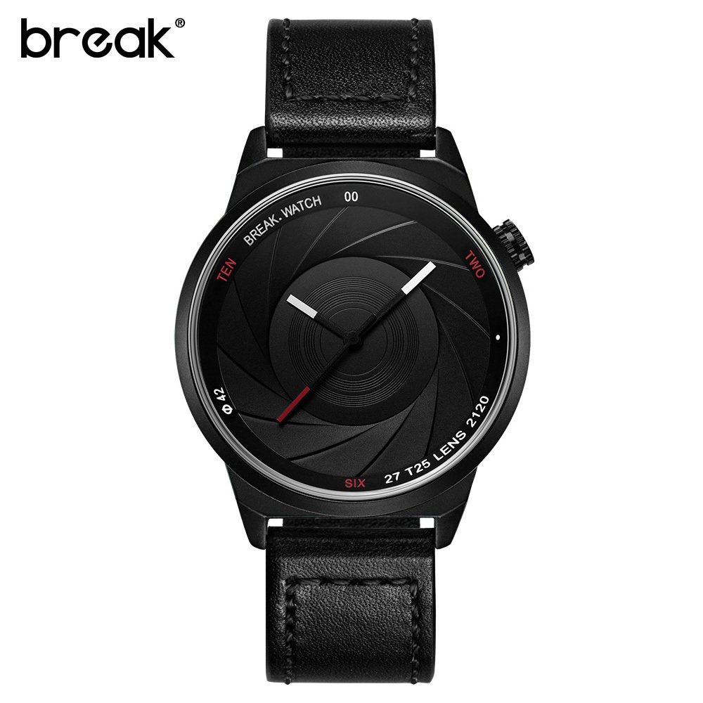 Break T25 New Original Special Design Photographer CAMERA Unique Men Women Unisex Sport Quartz Creative Casual Fashion Watches