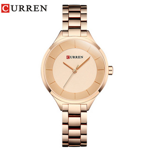 CURREN 9015 Rose Gold Watch Women Watches Ladies Creative Steel Women's Bracelet Watches Female Relogio Feminino Montre Femme