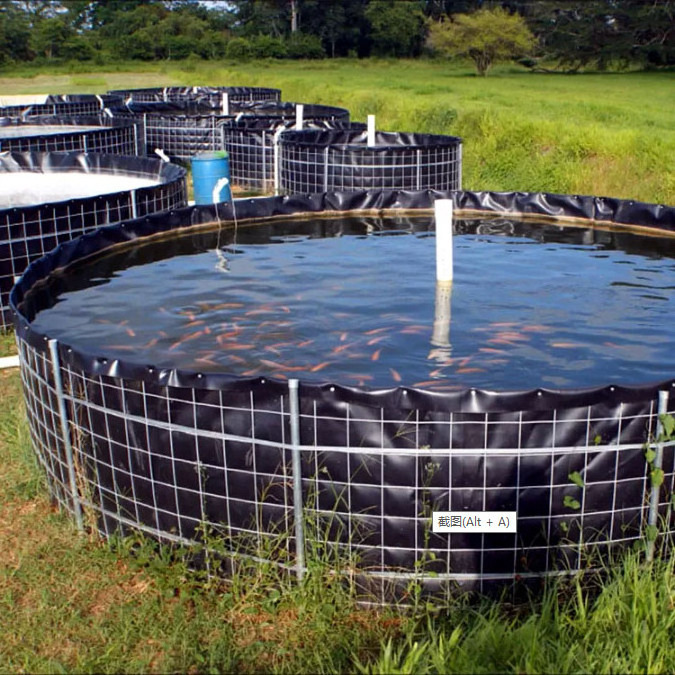 Circular Fish Farm Plastic Water Tanks Liner 1mm 1.5mm  Fish Farm Pond Liner 0.5mm 0.75mm HDPE Geomembranes  for Aquaculture