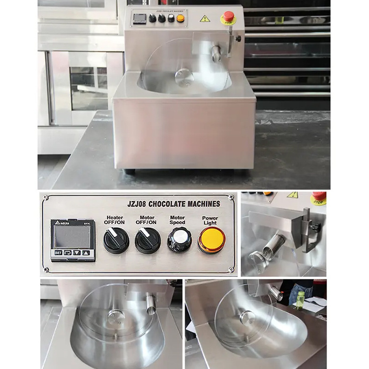 Stainless Steel Multifunctional Automatic Chocolate Bar Molding Processing Chocolate Making Machine For Small Production