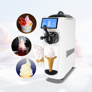 Freeze Fruit Cream.machine Mini Soft Spelor Commercial Turkish Power Vending Ice Cream Machine