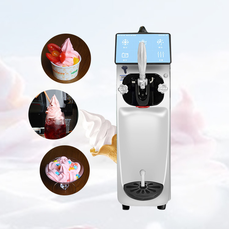 Maker Big Commercial Batonnet Softy Soft Serve Spaghetti Gelato Best Ice Cream Machine For Business