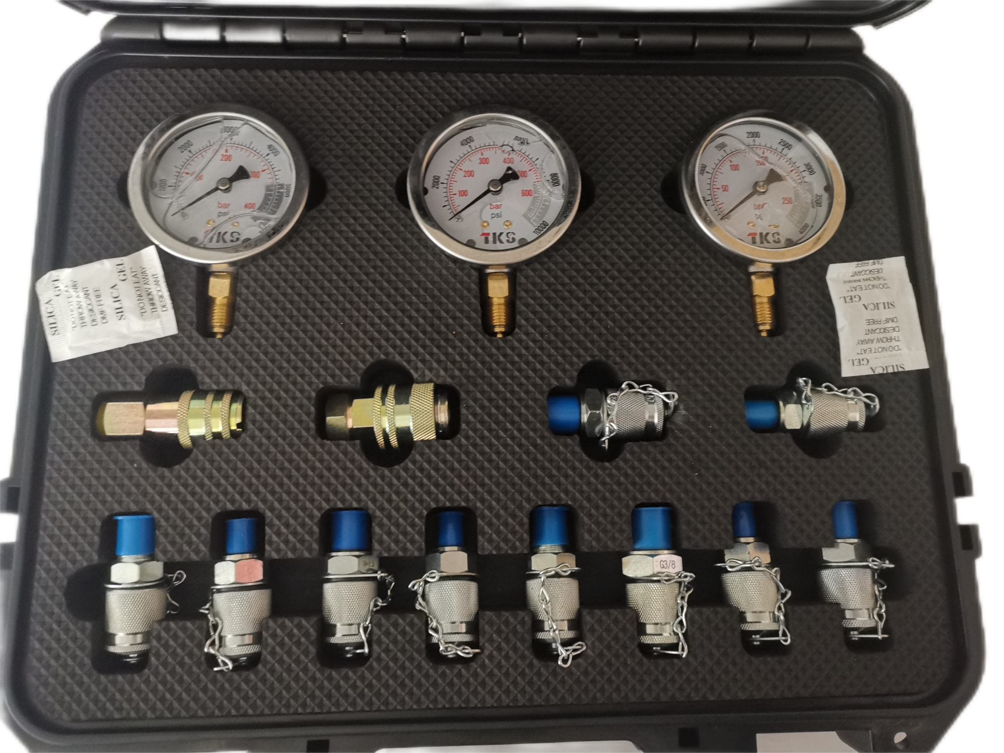 TKS Gauges Pressure measurement tool Hydraulic Pressure Gauge Set Diagnostic Test Kits