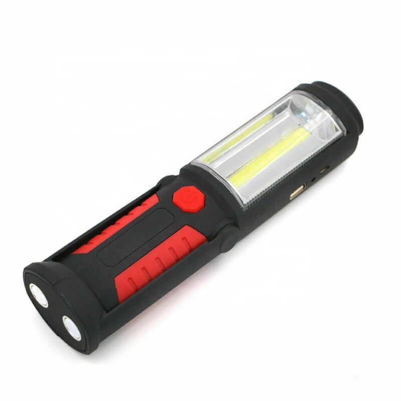 TAIKOO  LED Flashlight Magnetic Working Light  Hanging Lamp Camping Torch  Folding  Work Inspection Hook Torch Led Light