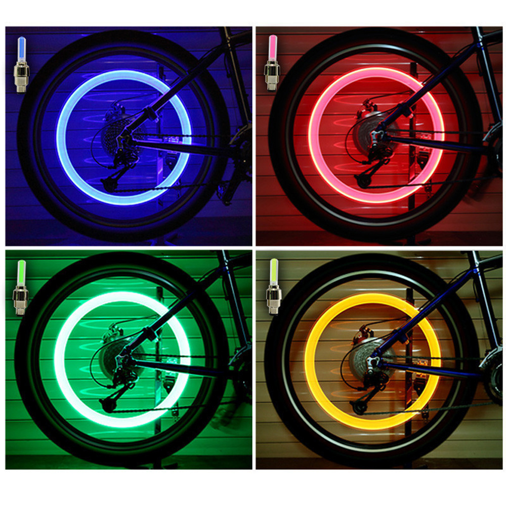 Multicolor Cycling Lantern Spokes Tyre Lamp Mtb Bike Accessories Bicycle Motorcycle Led Light Tire Car Wheel Spoke Light