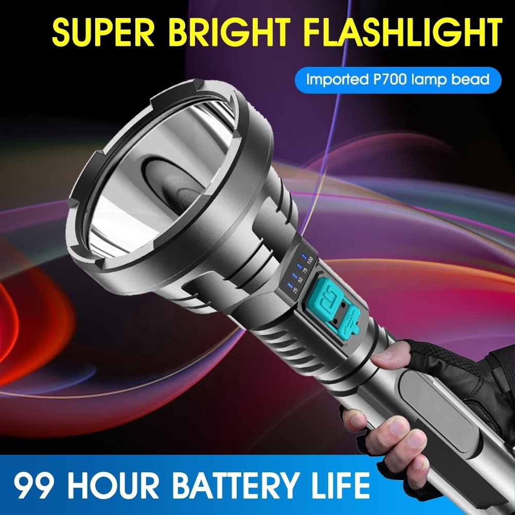 Taikoo Multi-function LED USB Long-range Portable Hiking Camping Tent Lights Emergency Flashlight Outdoor Torch Light