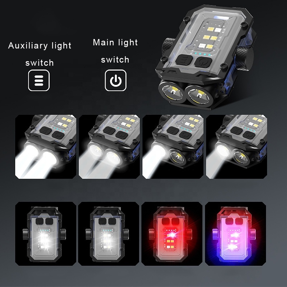 TAIKOO  Multi-function LED COB  Rechargeable  Keychain Flashlights Work Light Waterproof Emergency Lamp Mini Pocket Flashlights