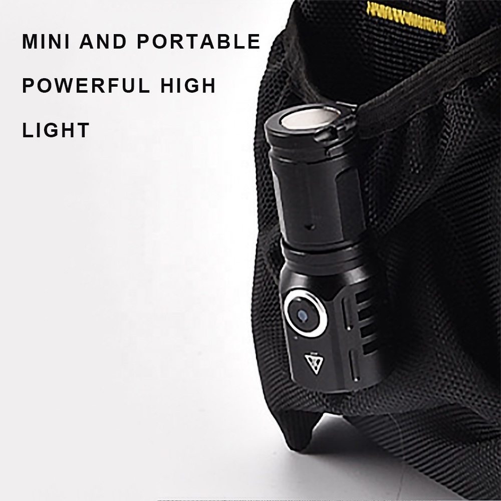 Taikoo High Lumen Rechargeable Aluminum Mini Led  Flashlight  Torch mini led waterproof flashlight with clip