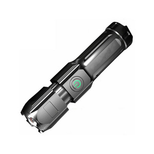 TAIKOO Outdoor 1101 Type Torches Flashlight Rechargeable Functional Zoom Ultra Bright Flashlight ABS Strong Flashlight for Camp