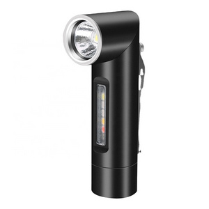 Taikoo mini usb 90 degree tactical emergency hotel cool led ultra high lumen power bank rechargeable flashlight torches