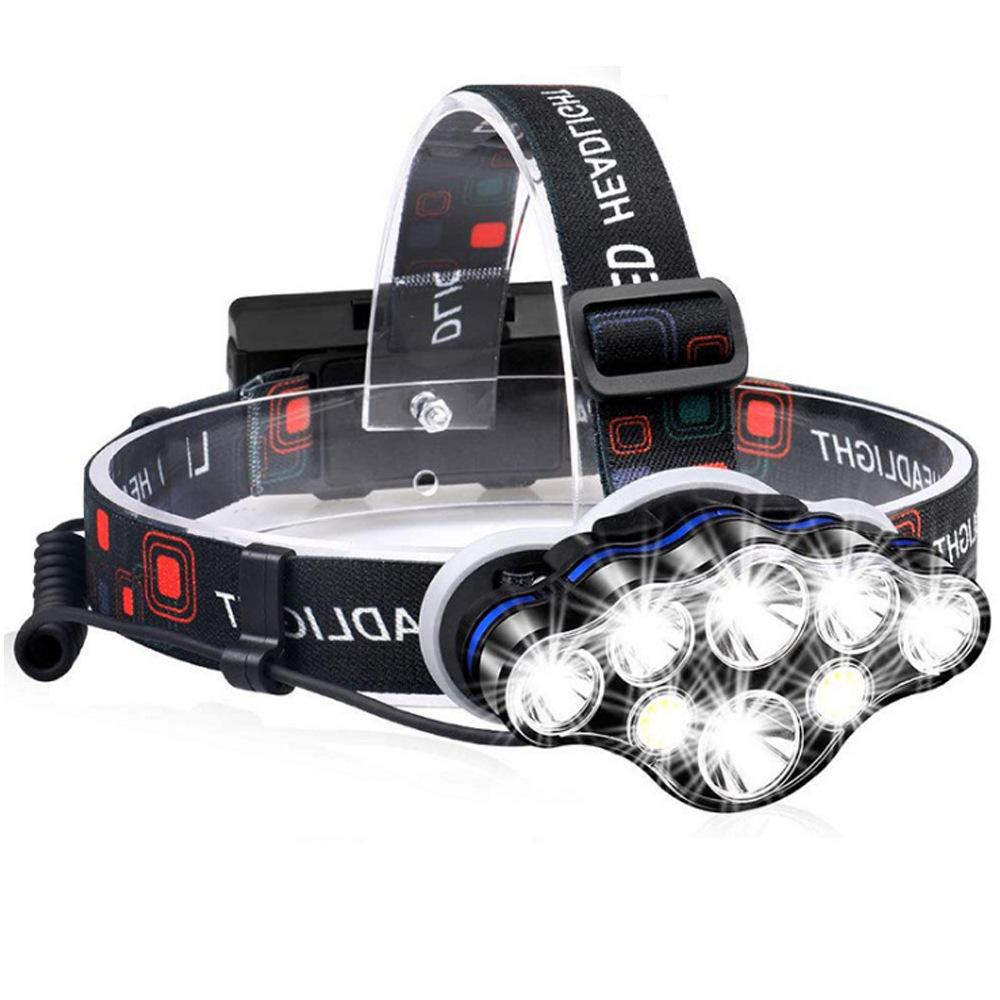 Factory Wholesale Most Powerful Aluminum led Headlamp Flashlight, Waterproof 800 Lumen High Power USB Rechargeable Headlamp