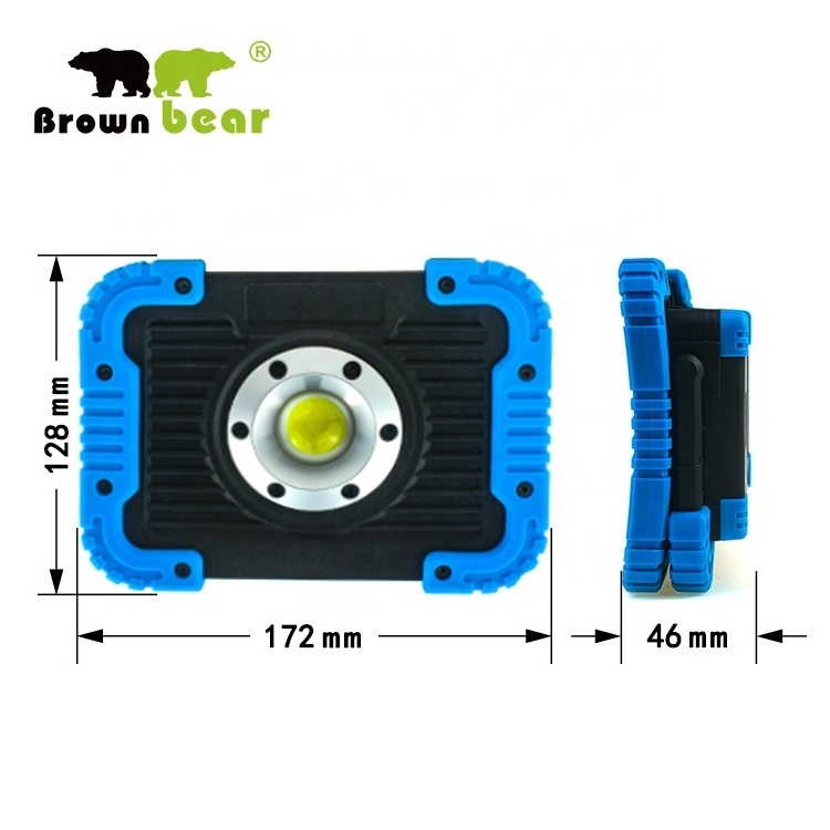 Battery Operated 4*aa 10w Cob Work Light Led