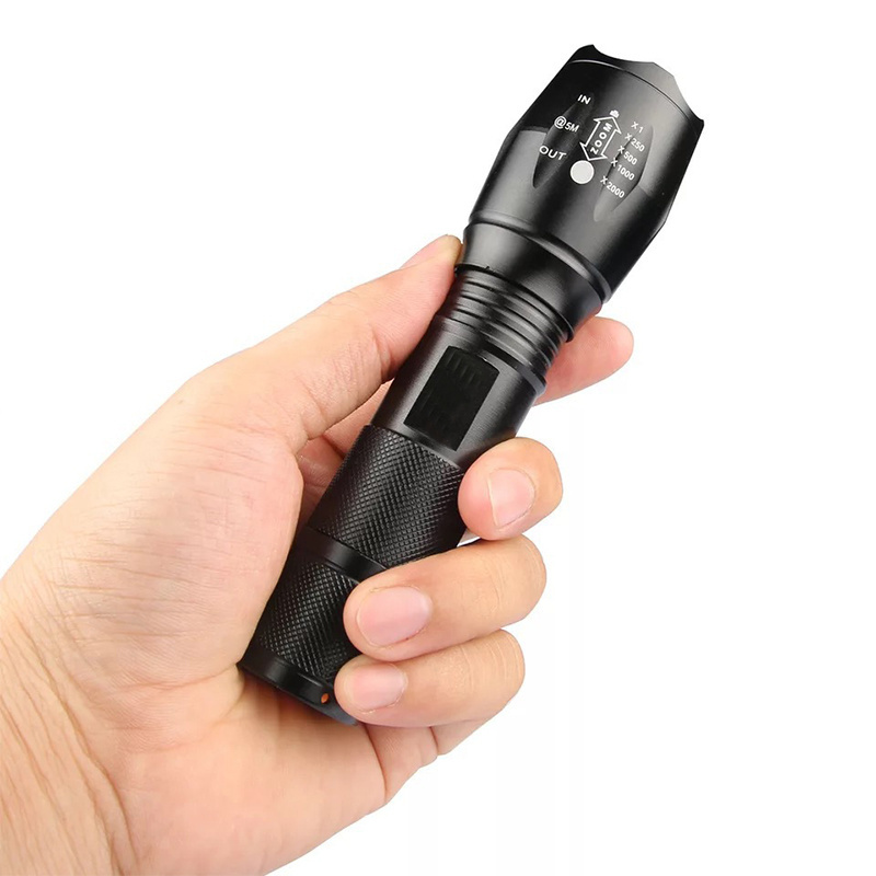 1000 Lumen Brightest XML T6 Waterproof Function LED Torch Light Tactical Flashlight For Self Defensive