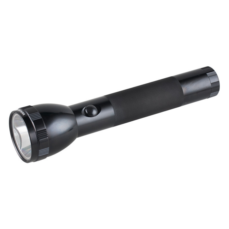 Heavy-Duty Black 4-D Cell Flashlight for Task and Emergency Lighting