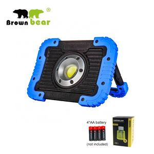 Battery Operated 4*aa 10w Cob Work Light Led