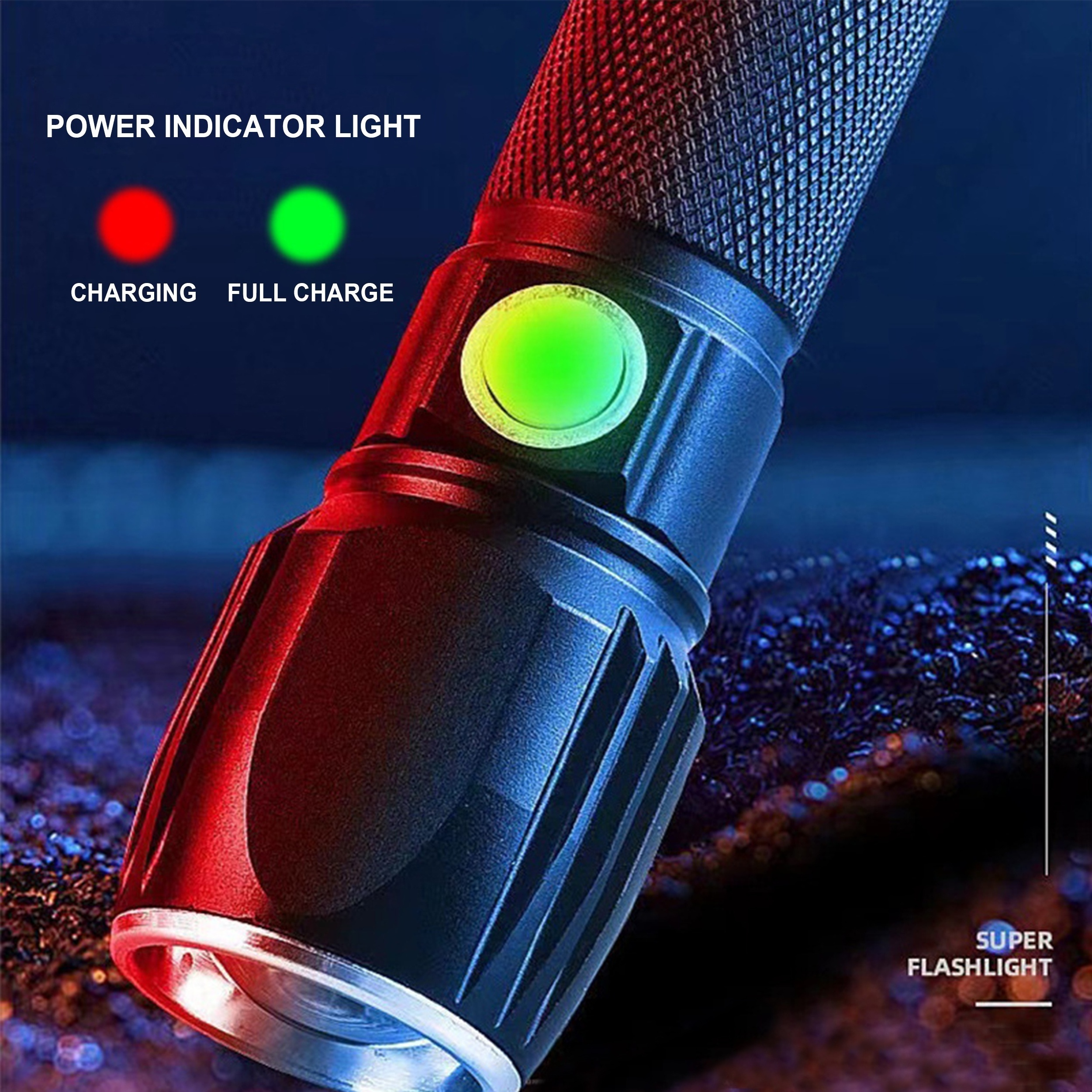 Flashlights LED High 10000  Lumens Rechargeable Super Bright Flashlight Flash Light Battery Powered Powerful Handheld Flashlight