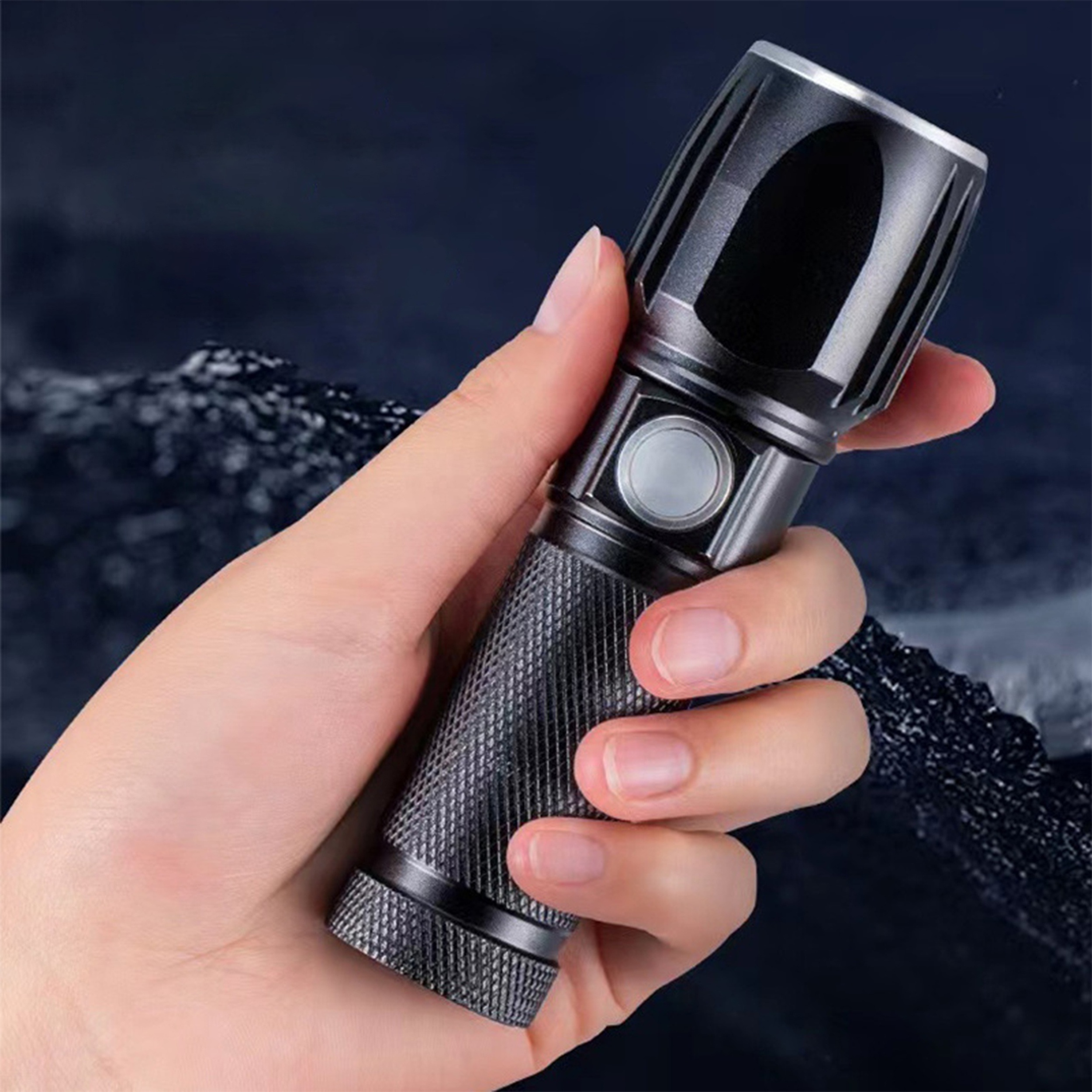 Flashlights LED High 10000  Lumens Rechargeable Super Bright Flashlight Flash Light Battery Powered Powerful Handheld Flashlight