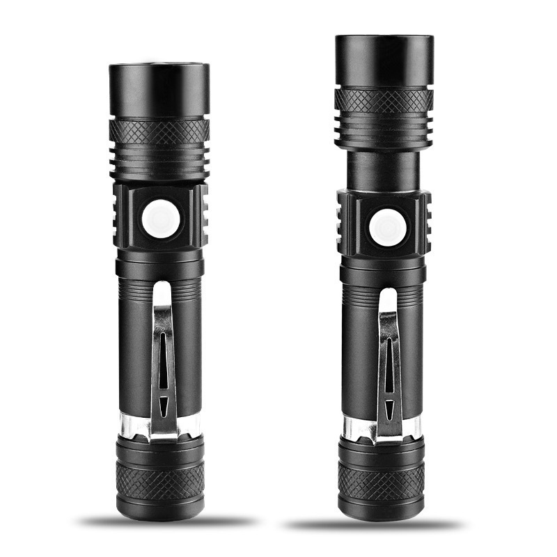 TAIKOO 1000 Lumens  Torch Light Flashlight T6 Long Range Shot Powerful LED Waterproof Flashlight Outdoor USB Charging Alloy