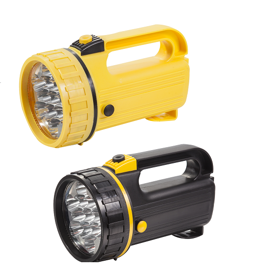 TAIKOO Portable LED Spot Flashlight Plastic Hunting Search Light with Handle, Mining Torch Light for Outdoor, Earthquake.