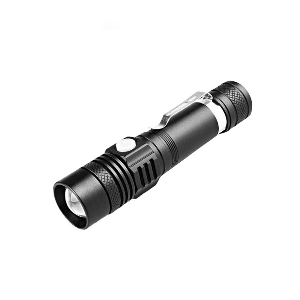 TAIKOO 1000 Lumens  Torch Light Flashlight T6 Long Range Shot Powerful LED Waterproof Flashlight Outdoor USB Charging Alloy