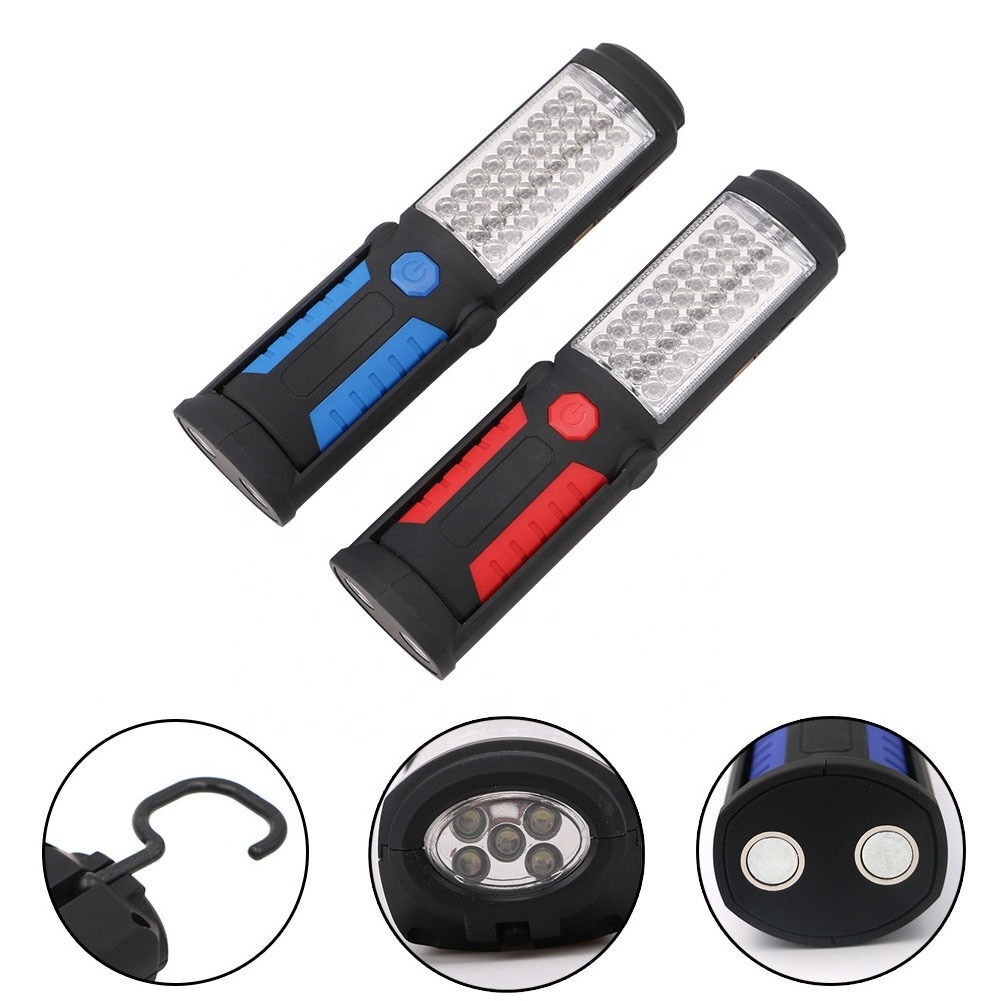 TAIKOO  LED Flashlight Magnetic Working Light  Hanging Lamp Camping Torch  Folding  Work Inspection Hook Torch Led Light