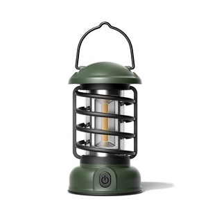 TAIKOO NEW Hanging Lamp COB 3*AA Battery Retro Outdoor Camping Light  Vintage Portable Tent Camping Lantern Light