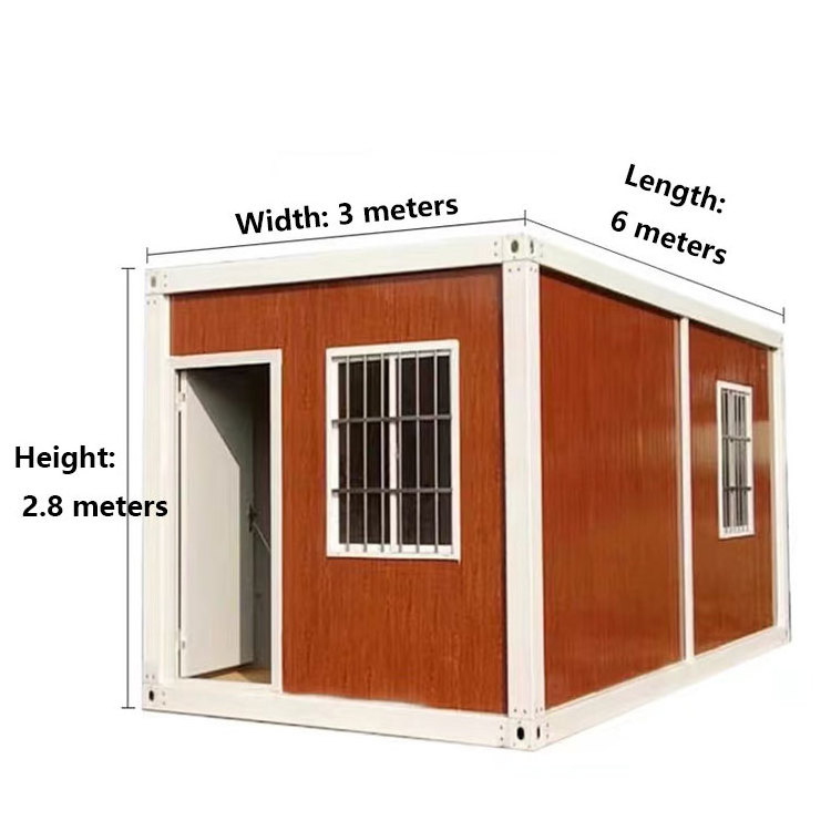 Light Steel Structure Frame 20Ft Prefab Homes Prefabricated Shipping Tiny Container House For Usa